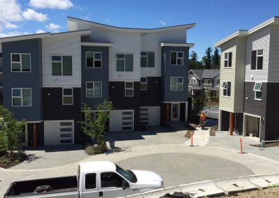 Townhouses with garages